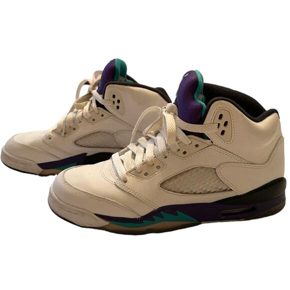 Nike Air Jordan 5 Retro Grape 2013 Sneakers Youth Size 4.5Y Womens 6 US - Picture 1 of 13
